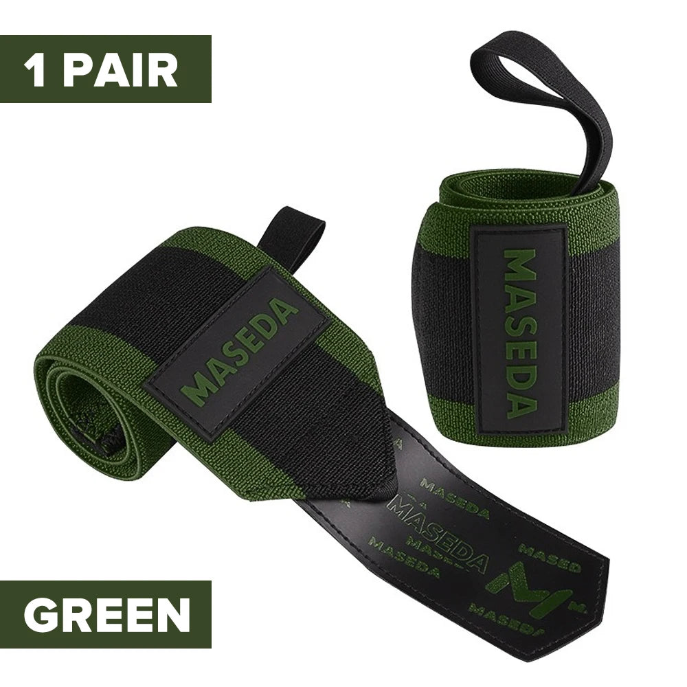1 Pair Premium Wrist Support Fitness Wristbands Protect Your Wrist During GYM Workouts Ideal for Intense Bench Press Deadlift