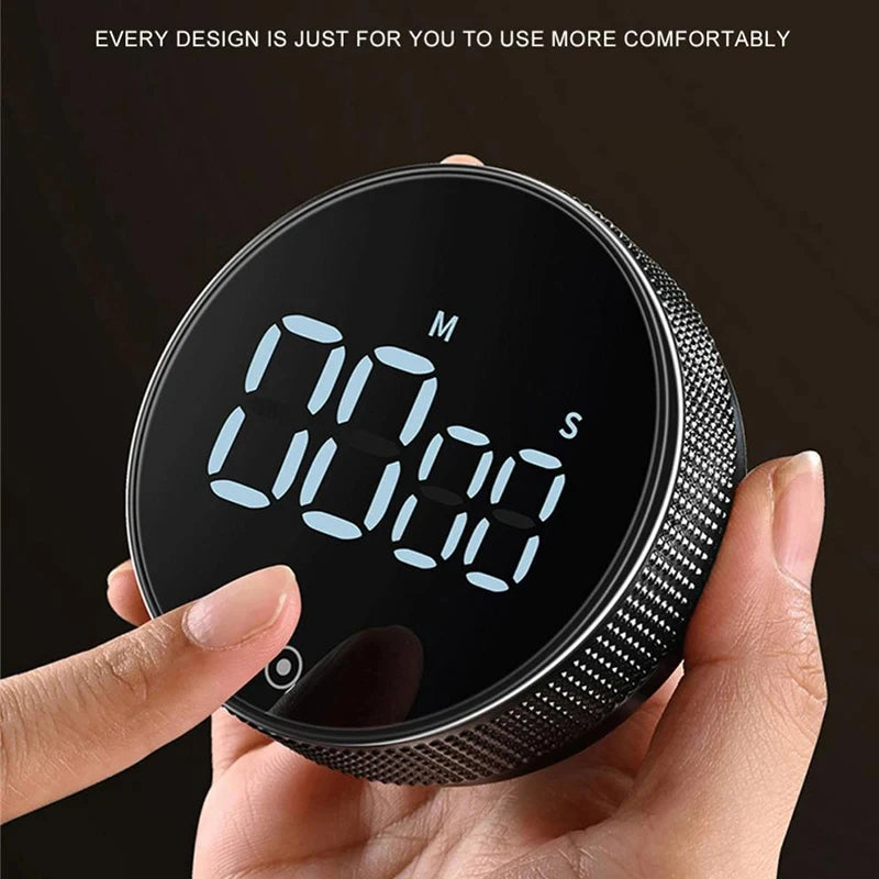 Digital Countdown Timer - Magnetic Kitchen & Study Timer