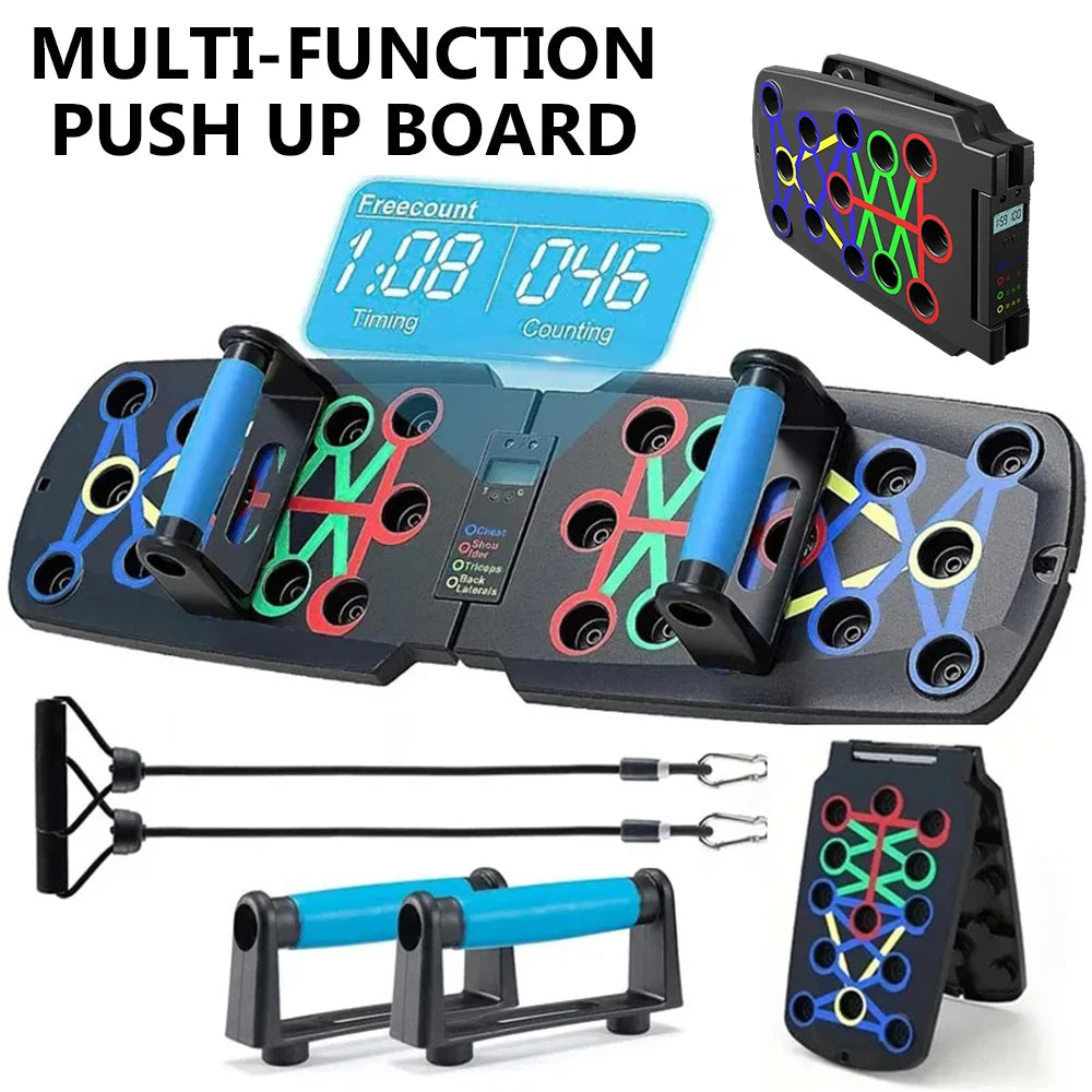 Push-Up Board Set - Color-Coded Multifunctional Fitness System