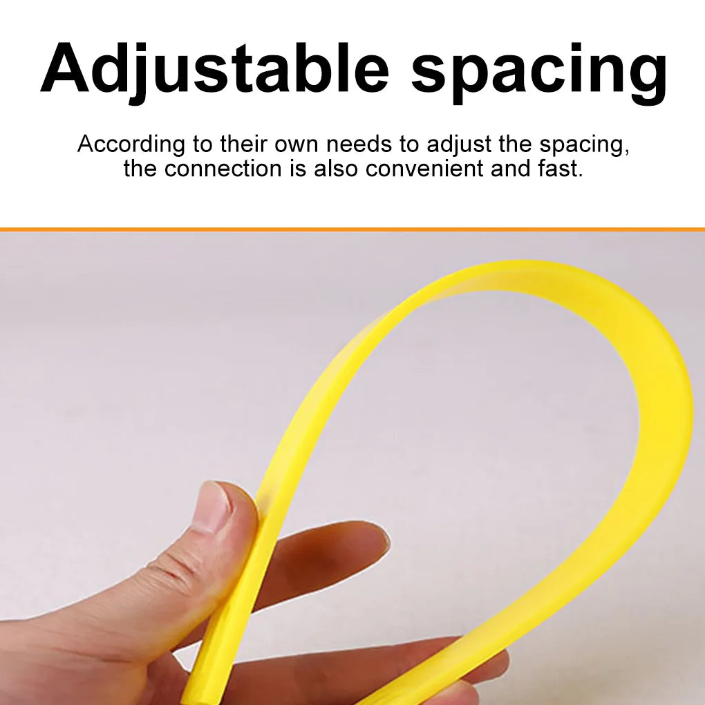 Sports Agility Ladder Football Adjustable Nylon Strap Speed Fitness Body Coordination Warm-Up Training Jumping Ladder Tool