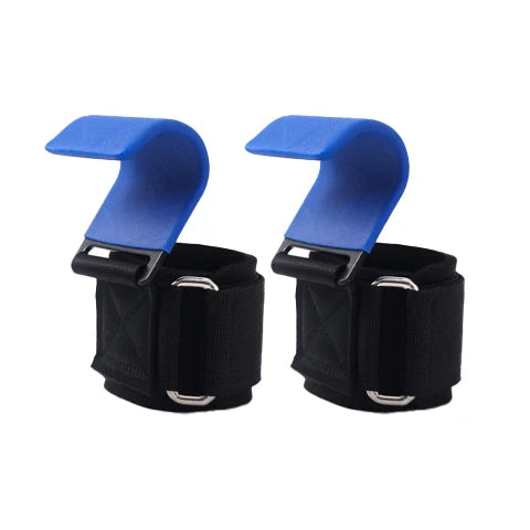 Weight Lifting Hook Grips with Wrist Wraps - Power Lifting Straps