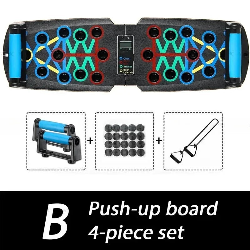 Push-Up Board Set - Color-Coded Multifunctional Fitness System
