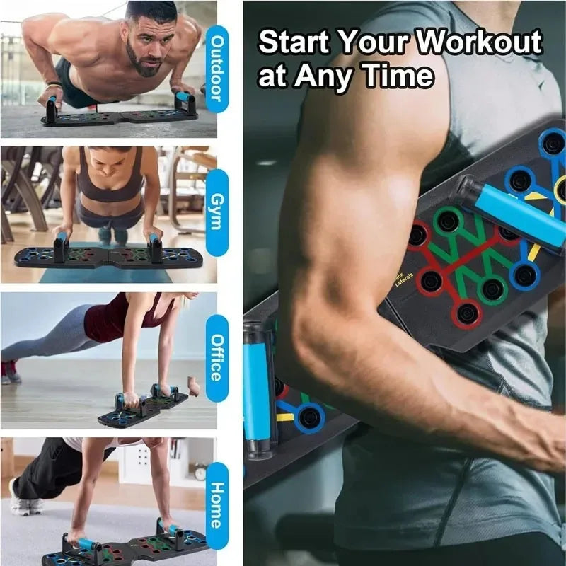 Push-Up Board Set - Color-Coded Multifunctional Fitness System