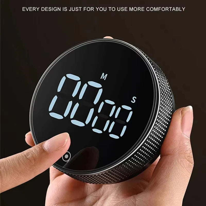 Digital Countdown Timer - Magnetic Kitchen & Study Timer
