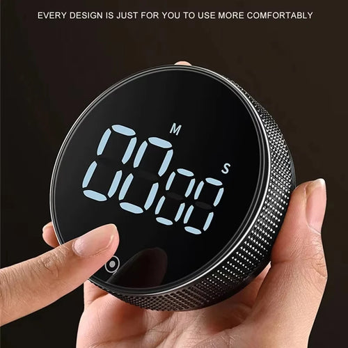 Digital Countdown Timer - Magnetic Kitchen & Study Timer